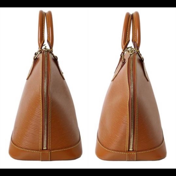 Alma Epi Satchel gold cipango leather. - Picture 4 of 10